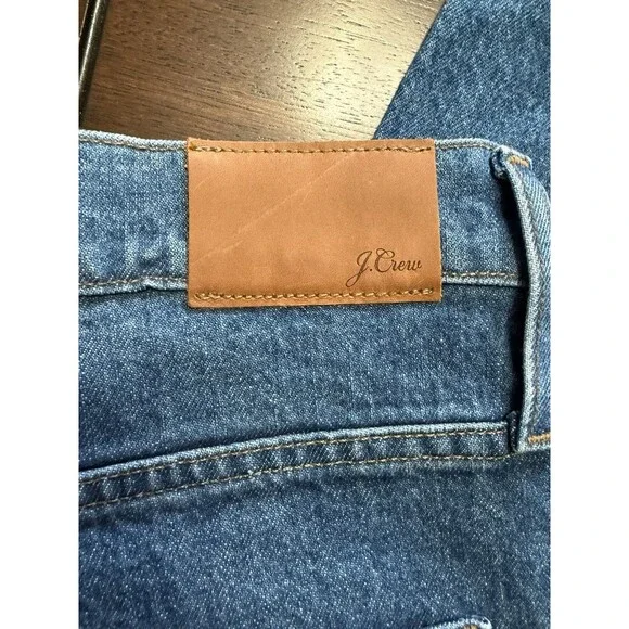 J Crew Womens High-Rise Peggy Tapered Jean Size 30 Authentic Blue Wash Barrel - Picture 9 of 11